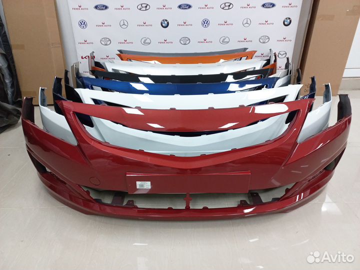 Бампер Hyundai Solaris с 14-17 г. Крашенные