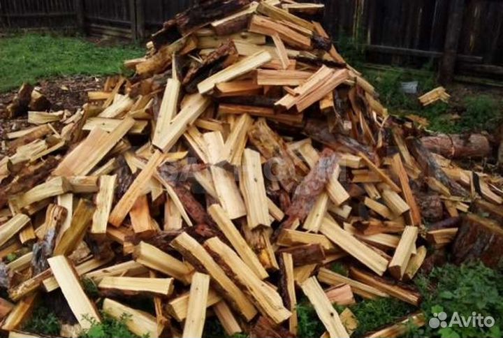 Дрова колотые хвойные