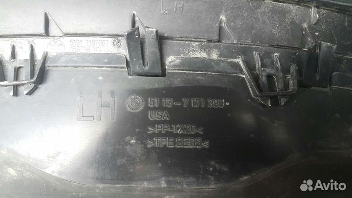 Решетка капота BMW X5,X6 (E70,E71)