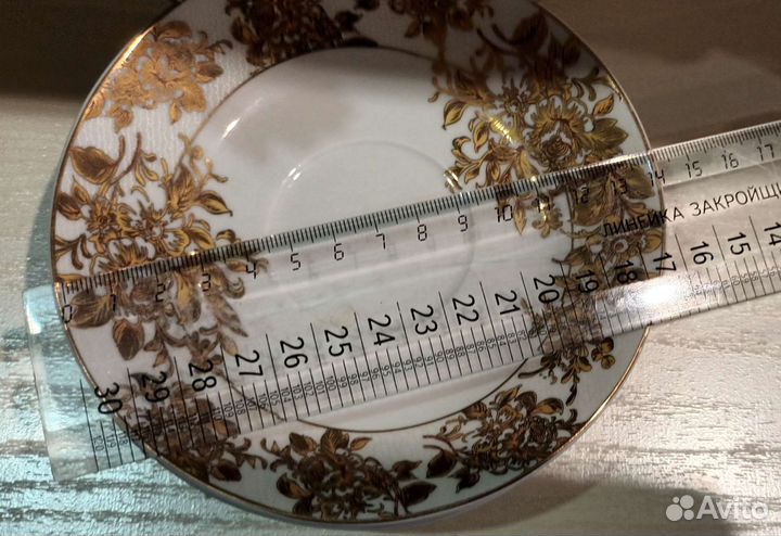 Блюдца Япония Yamasen gold