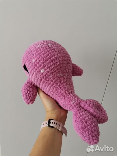 Кит с созвездием зодиака вязаный ручной работы