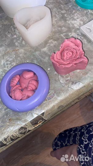 Свечи из гипса