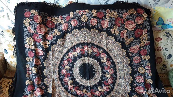 Павловопосадский платок новый