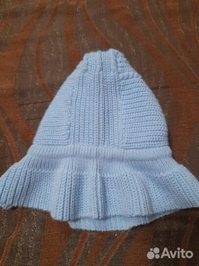 Шапка шлем для новорожденных