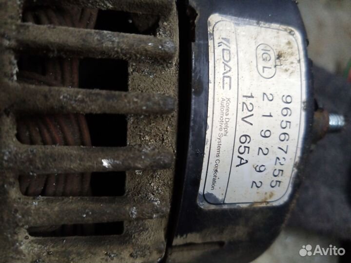 Генератор daewoo matiz 0 8