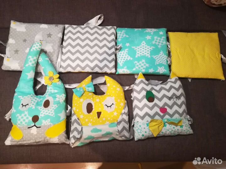 Бортики в детскую кроватку