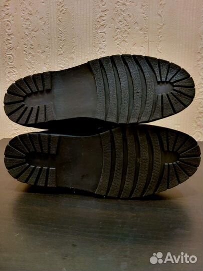 Сапоги мужские зимние натуральная кожа мех 44