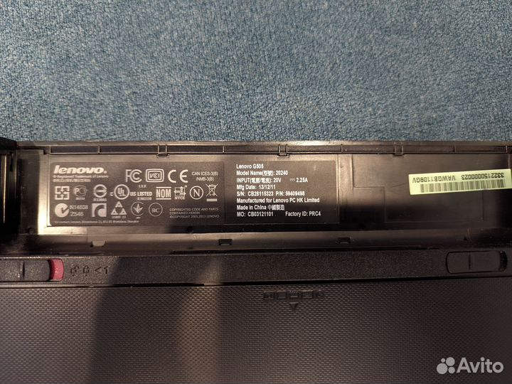 Ноутбук Lenovo G505