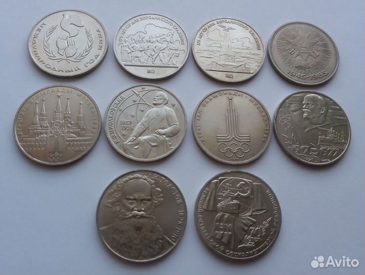 Юбилейные рубли СССР