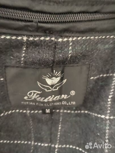 Плащ из натуральной кожи 44