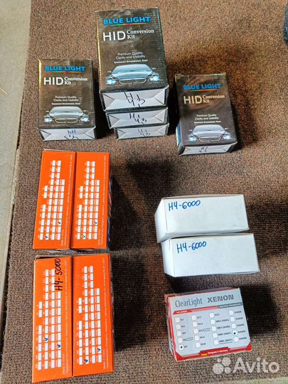 Ксеноновые лампы H1, H4, H7