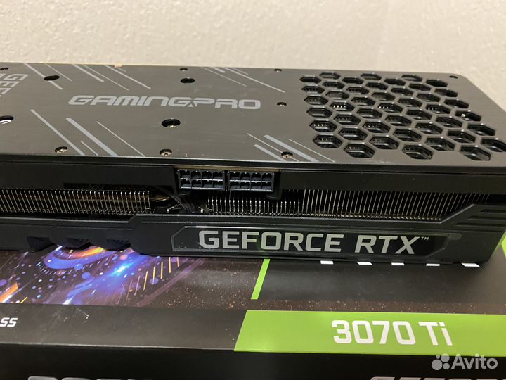 Видеокарта Palit RTX 3070 Ti GamingPro с коробкой
