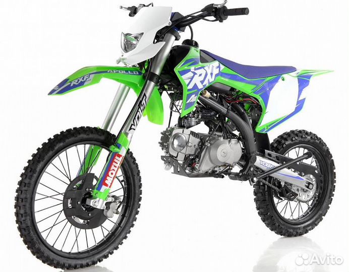 Питбайк apollo RXF freeride 125LE 19/16 зеленый
