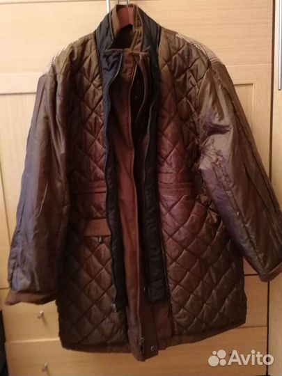 Куртка мужская под замшу
