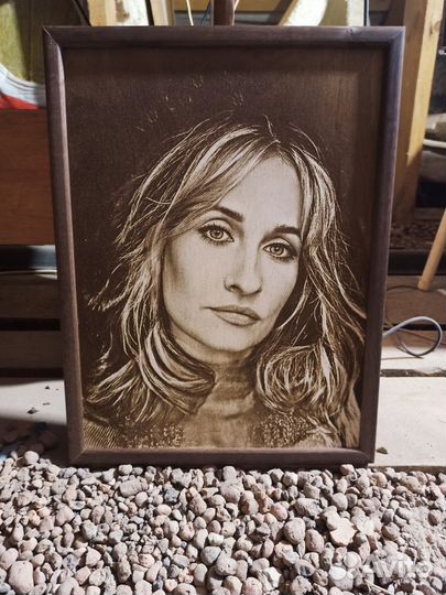 Выжигание портретов на дереве