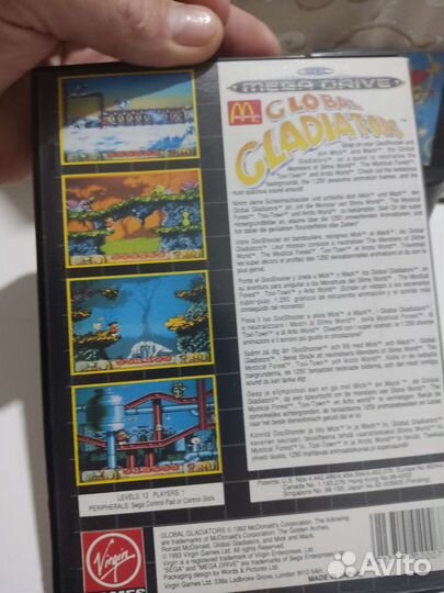 Global gladiator's Mega drive