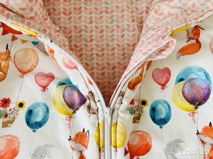 Конверт одеяло трансформер детский на выписку