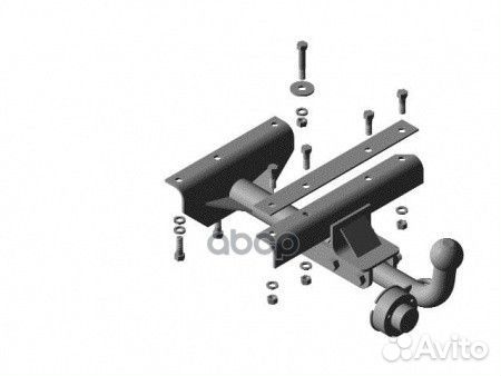 Фаркоп без электрики для а/м Daewoo Matiz 98- 7