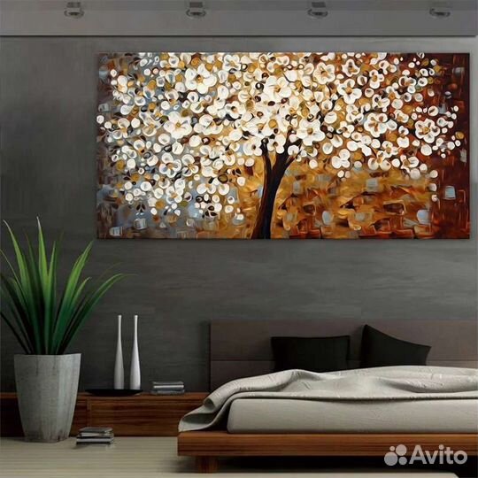 Готовая алмазная мозаика вышивка картина