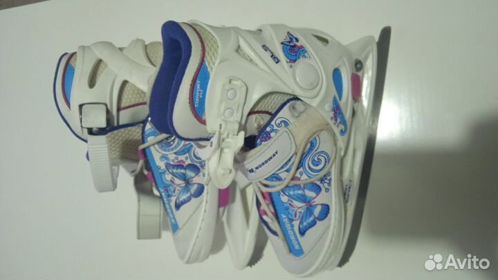 Коньки детские раздвижные 31 35