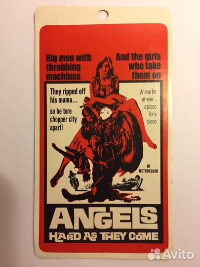 Коллекционная наклейка Levi's Angels Hard As They