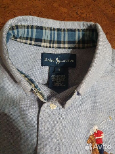 Рубашка Polo Ralph Lauren на мальчика 110см