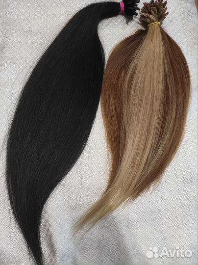 Волосы для наращивания натуральные бу