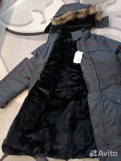 Полупальто на комбинированной теплозащи, подкладк