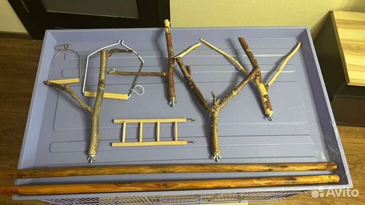 Triol Клетка 504 для птиц, эмаль, 760х460х455мм