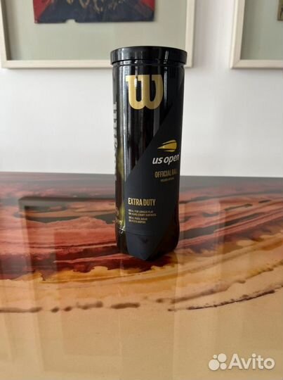 Теннисные мячи новые Wilson Us Open (3 мяча)