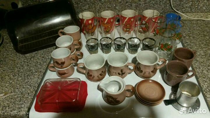 Посуда (стаканы, кружки, рюмки.)