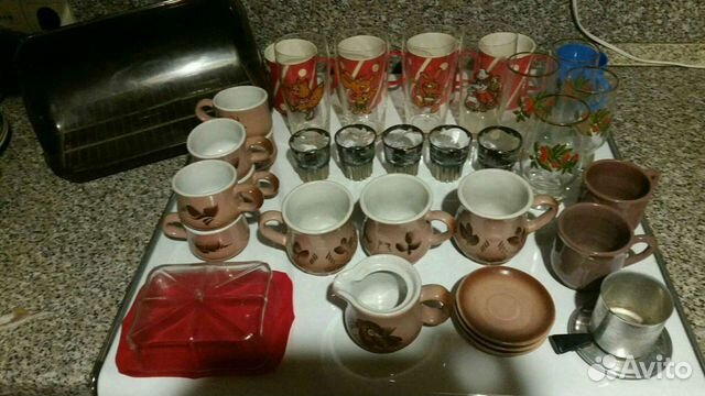 Посуда (стаканы, кружки, рюмки.)