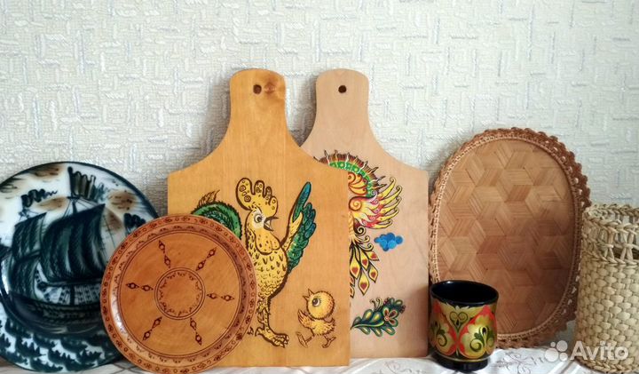 Настенные тарелки, доски и т.д. СССР (см. фото)