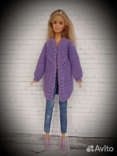 Вязаная одежда для барби
