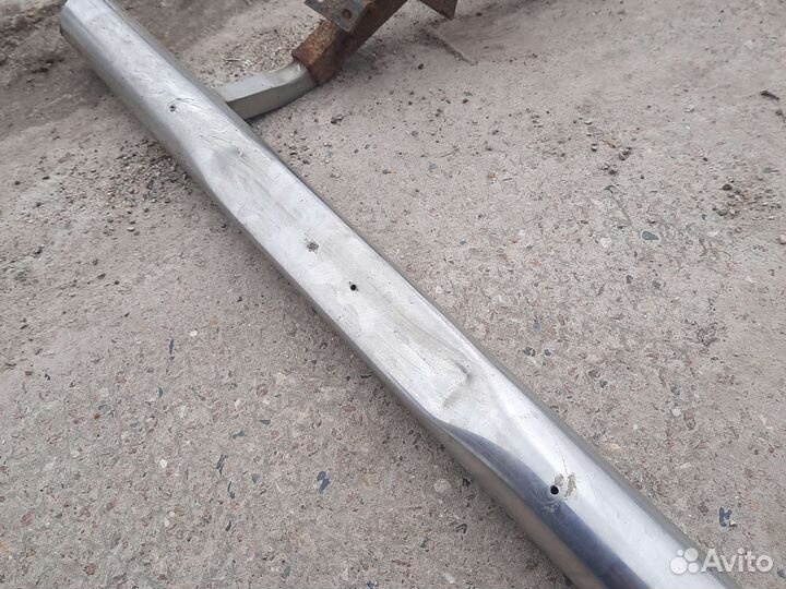 Трубы пороги нержавейка хром