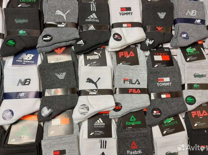 Носки Nike Adidas Puma Reebok