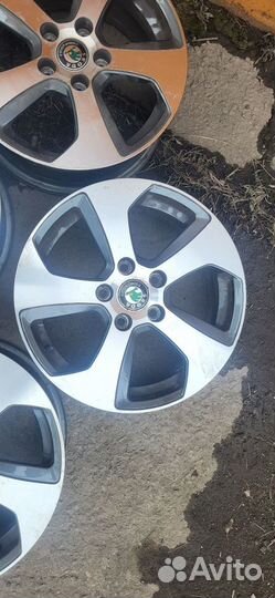 Диски литые для skoda r16 5x112 4шт