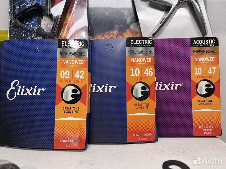 Струны для акустической/электро гитары(Ernie Ball)