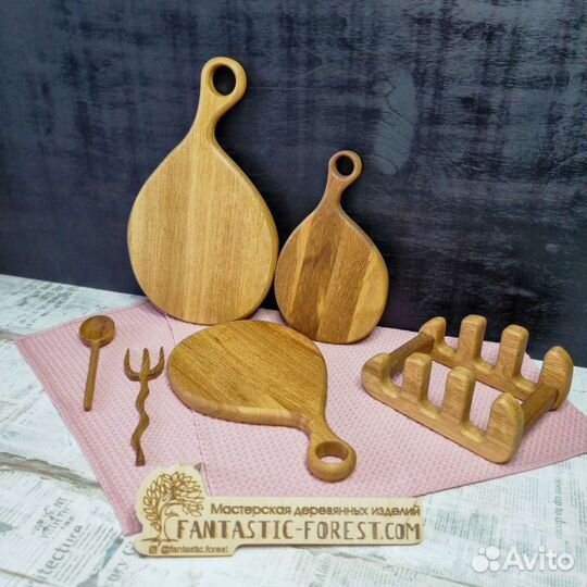 Набор разделочных досок дуб