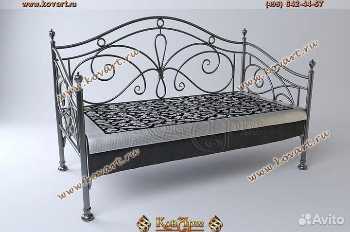 Диваны кованые. Кованая кровать диван. ART: D599
