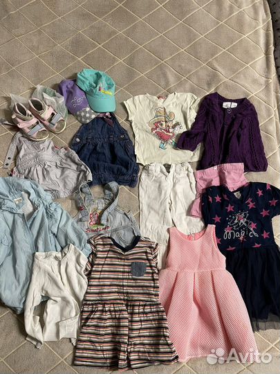 Вещи пакетом на девочку 2 3 года