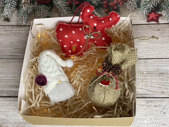 Елочные игрушки подарок поделки в садик