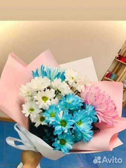 Букет хризантем. Доставка