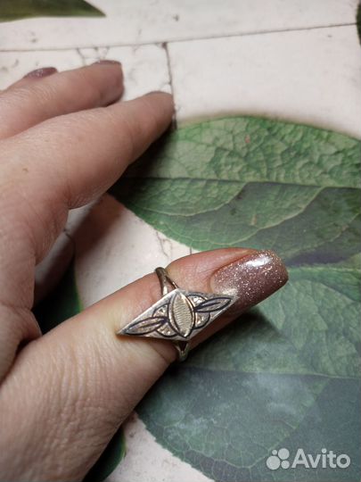Серебряное кольцо СССР 925