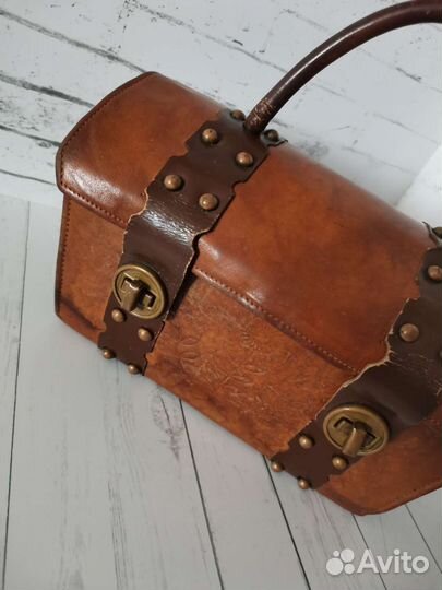 Сумка (саквояж) натуральная кожа 50e