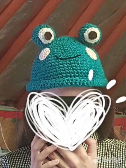 Шапка-лягушка