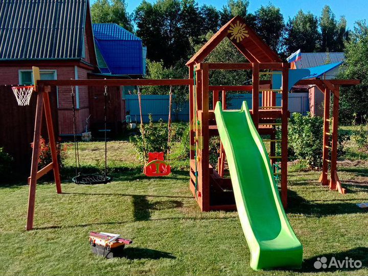 Игровые деревянные площадки