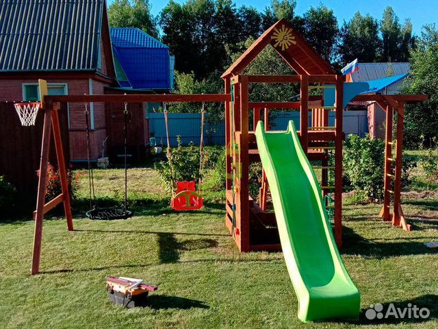 Игровые деревянные площадки
