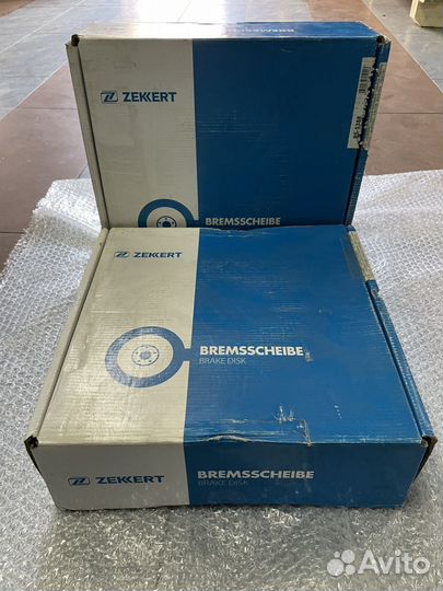 Диск тормозной задний вентилируемый Zekkert