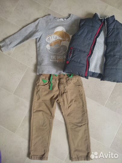 Вещи детские рост 92см (Жилетка куплена)